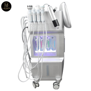 9 In 1 H2O2 Oxygenation Glow Skin Care Aqua Peel Microdermabrasion Hydration Facial Machine