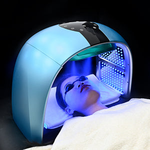 7 Colour Near Infrared Pdt Led Red Light Therapy Facial Machine with Nano Steam