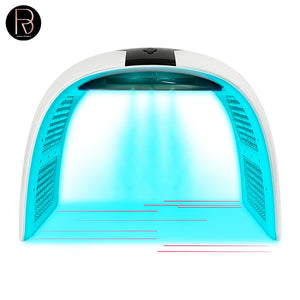 7 Color Led Face Mask Beauty Device Facial Cold Nano Spray Professional PDT LED Light Therapy Machine