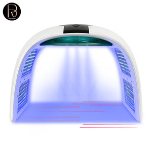 7 Color Led Face Mask Beauty Device Facial Cold Nano Spray Professional PDT LED Light Therapy Machine