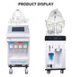 10 in 1 Dermabrasion Hydro Facials Machine H2O2 Aqua Peeling Lift Skin Bubble Oxygen facial machine