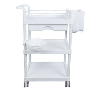 Beauty Salon Trolley Cart Storage Equipment On Wheels