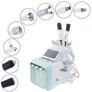 Most Popular High Frequency Aqua Peeling Hydra Skin Care Facial Machine Vela ShaCellulitempe 3 Cartridges Head Handlepice