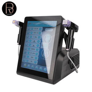 Black RF Microneedle Equipment Gold Radio Fractional Facial Microneedling RF Lifting Machine