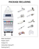 10 in 1 Dermabrasion Hydro Facials Machine H2O2 Aqua Peeling Lift Skin Bubble Oxygen facial machine