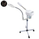 Beauty Salon Floor Stand Facial Steamer 2 in 1 Multi-function Skin Care Face Steamer with Magnifying Lamp