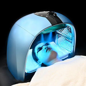 7 Colour Near Infrared Pdt Led Red Light Therapy Facial Machine with Nano Steam