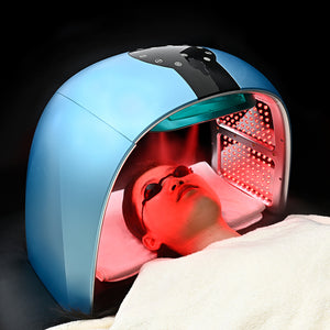 7 Colour Near Infrared Pdt Led Red Light Therapy Facial Machine with Nano Steam