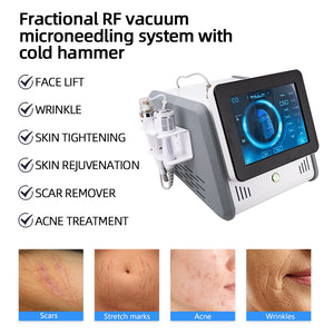 Wholesale Rf Fractional Microneedle 2 In 1 Cold Hammer Skin Tightening Face Lifting Machine