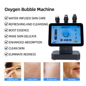 New 3 In 1 Oxygen Jet Machine Wrinkle Removal Skin Whitening Skin Care Facial Tightening Beauty Machine