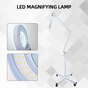 2023 High Quality Floor Stand Magnifier Lamps Inspection Magnifier Lamp With Led Lamp