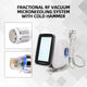 2 in 1 Microneedle Rf Fractional Microneedling machine with Cold Hammer