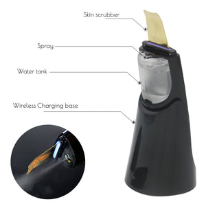 LESEN SERIES skin scrubber with misty ( black body with golden scrubber )