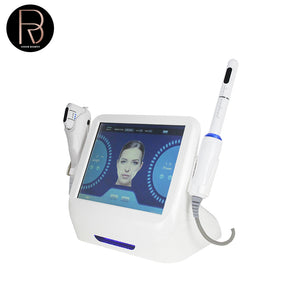 Spu Use Skin Tighten Portable 2 in 1 Hifu Face Lift Machine and private HIFU machine