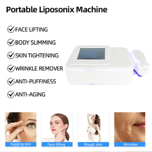 Portable Ultrasound Body Cellulite Removal Machine Body Shaping Liposonic Slimming Machine