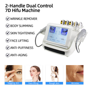 Trending Products 2023 New Arrivals 2 Handles 7d Hifu Face And Body Slimming Shaping Machine