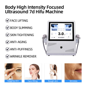 2 in 1 Face Lifting V Max Hifu 7d High Intensity Focused Ultrasound 7d Hifu Machine