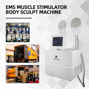 New Technology Body Sculpt Equipment Two Handles Electronic Muscle Stimulator Butt Shaping Machine