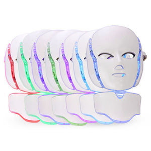 PDT Photon Light Facial Skin Beauty Therapy 7 Colors LED Face Mask