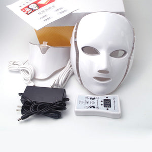 PDT Photon Light Facial Skin Beauty Therapy 7 Colors LED Face Mask