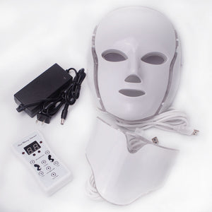 PDT Photon Light Facial Skin Beauty Therapy 7 Colors LED Face Mask